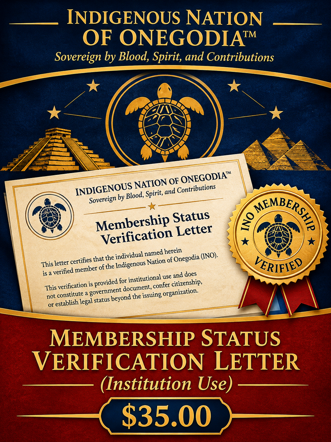 Membership Status Verification Letter (Institution Use)
