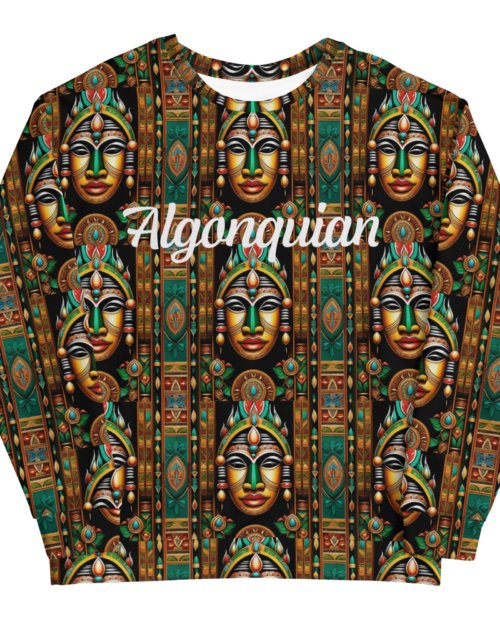 Algonquian Faces 01 – Unisex Sweatshirt